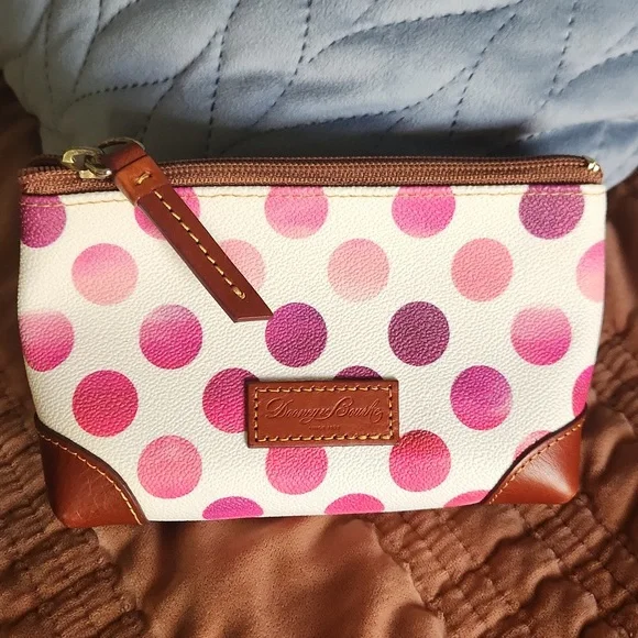 Dooney & Bourke Pink Polka Dot Women's Bag - Picture 1 of 4